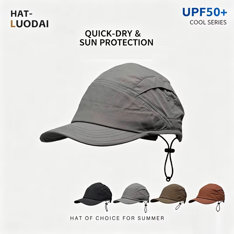 Aquatic Sports Cap - 유니섹스 퀵드라이 야구 모자 UPF50+ 자외선