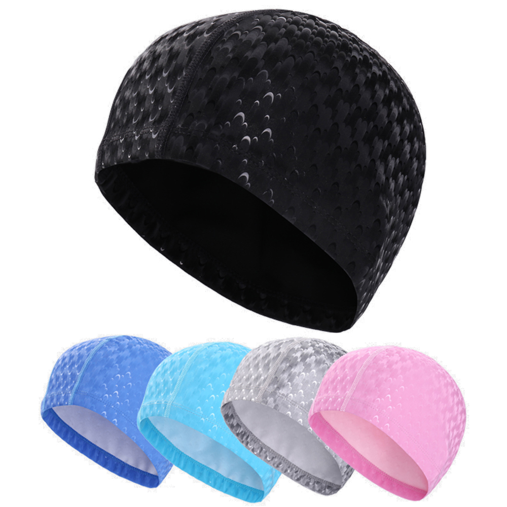 Aquatic Sports Cap - 성인 남성 여성 수영 모자 방수