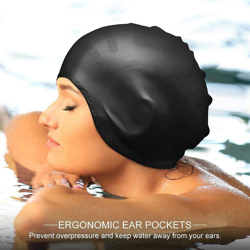 성인 수영 모자 남자 여자 실리콘 풀 모자 귀는 긴 짧 - Aquatic Sports Cap 리뷰 및 가격