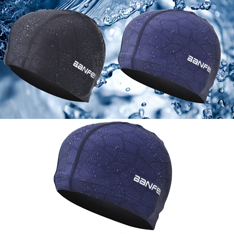 패브릭 수영모 남녀 방수 수영장 모자 수상 스포츠 귀  - Aquatic Sports Cap 리뷰 및 가격