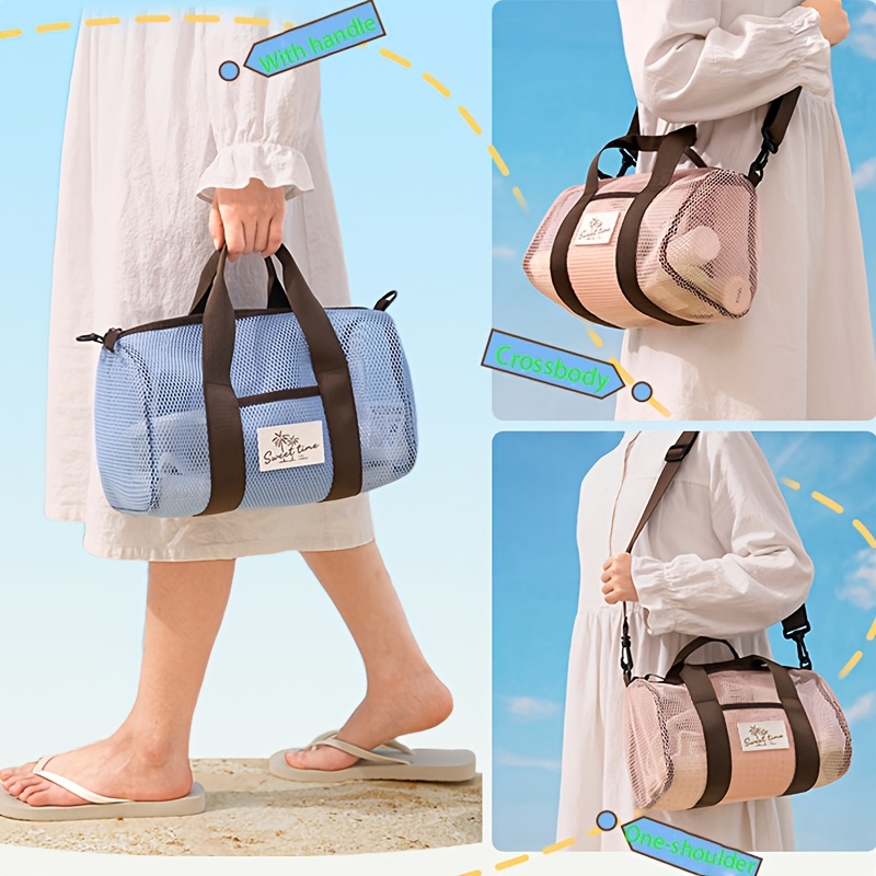 메쉬 비치 여행 더플백 속건 방수 수영 헬스 토트백 대 - Dry Bag Roll Top 리뷰 및 가격
