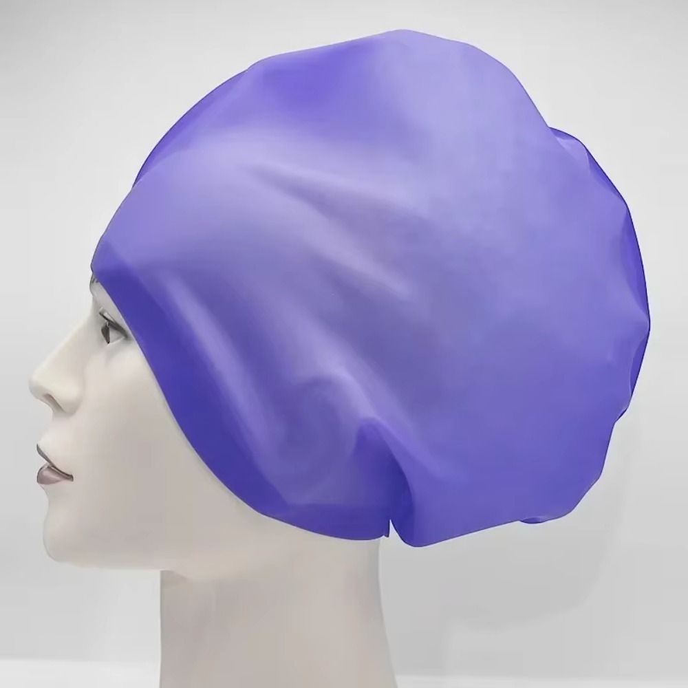 탄력 있는 실리콘 수영 모자 두꺼운 디자인 단색 방수  - Aquatic Sports Cap 리뷰 및 가격